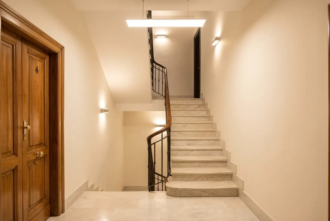 Impianto luci del vano scala condominiale - dopo